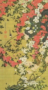 rosas bara shou kin zu Ito Jakuchu japonés Pinturas al óleo